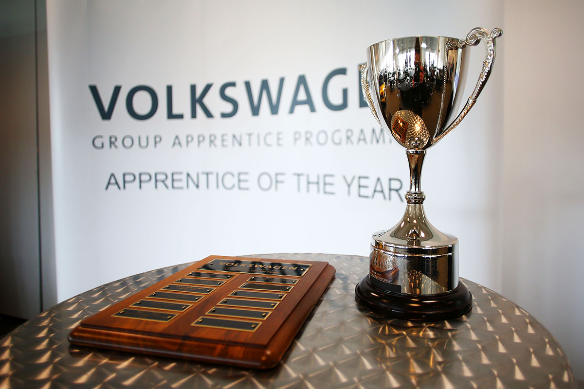 Volkswagen Group apprentice of the year trophy
